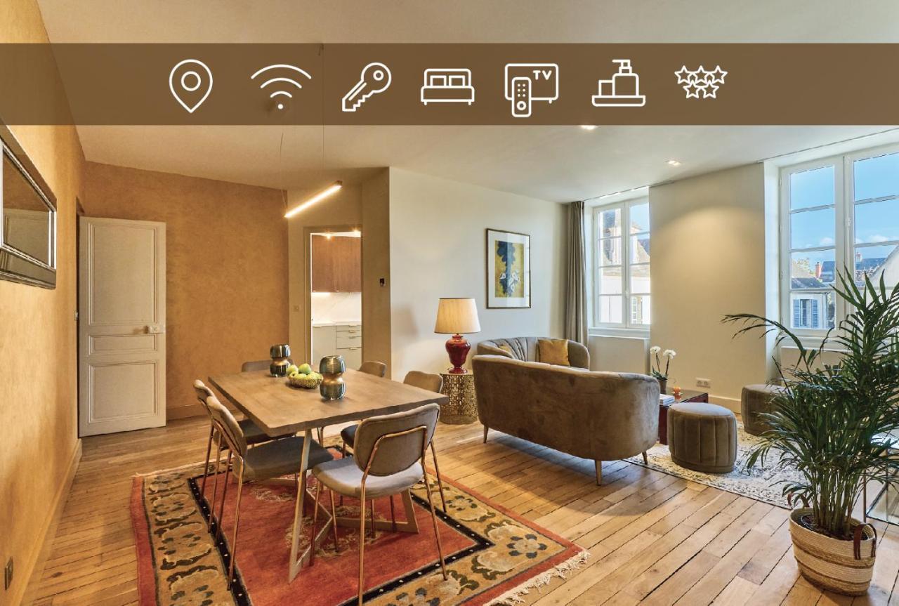 Appartement Montagnon - Les Suites Du Palais - Classe 4 Etoiles, Parking Prive, Vue Cathedrale, 3 Chambres, Primo C0Nciergerie Νεβέρ Εξωτερικό φωτογραφία